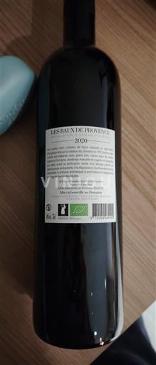 Vinuri Rouge sec Aurélia Domaine Des terres blanches 2020 Franța Provence Baux-de-Provence AOC