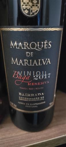Portugalia Bairrada Marquês de Marialva Baga Reserva 2017