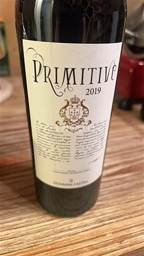 Apulija Примитиво из Пуље Giovanni Castell Primitive 2019