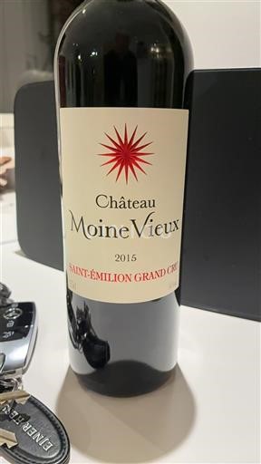 Bordeaux Saint-Émilion Grand Cru Grand Cru Château MoineVieux 2015