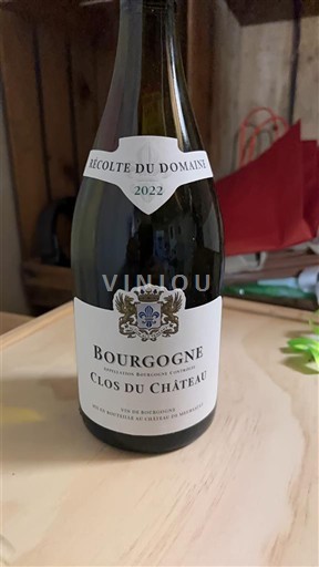 Vinuri Blanc demi-sec Clos du chateau Château Meursault 2022 Franța Burgundia AOC