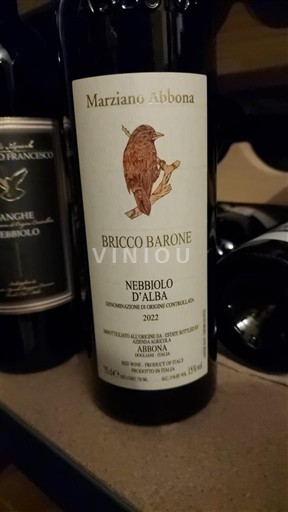 Piemonte Nebbiolo d'Alba Marziano Abbona Bricco Barone 2022