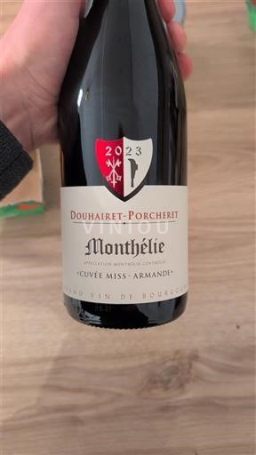 Vinuri Rouge sec Cuvée Miss Armande Douhairet-Porcheret 2023 Franța Burgundia Monthélie AOC