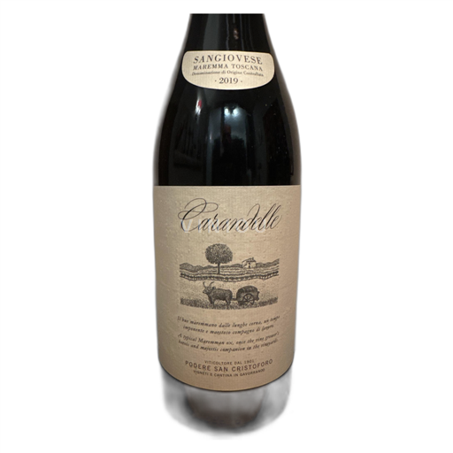 Toscana Ikke specificeret Podere San Cristoforo Carandelle vin biologique 2019