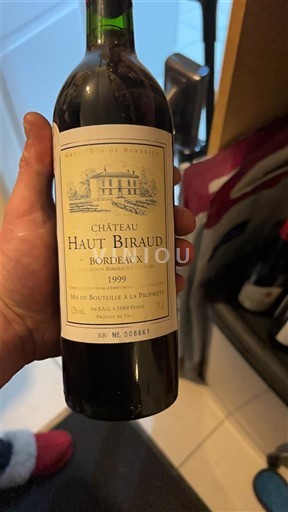 Bordeaux Château Haut Biraud 1999