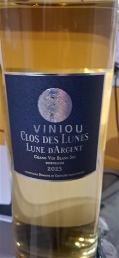 Vinhos Blanc sec Lune d'Argent Clos des Lunes 2023 França Bordéus AOC