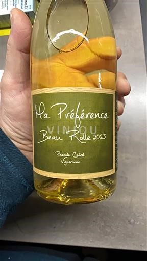 Vinuri Blanc sec Ma Préférence Pascale Calmel 2023 Franța Provence, valea inferioară a Ronului, Corsica Medierraneană IGP