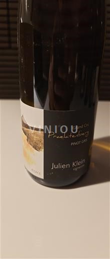 Алзас Алзас Гранд Кру Grand Cru Julien Klein Grand Cru Praelatenberg Pinot Gris 2023