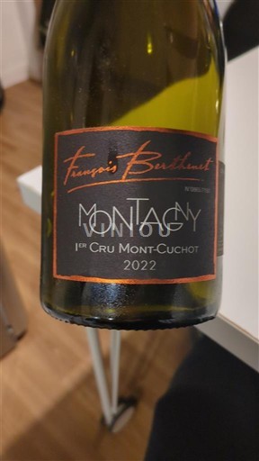 Burgundy Montagny Premier Cru François Berthenet 1er Cru Mont-Cuchot 2022