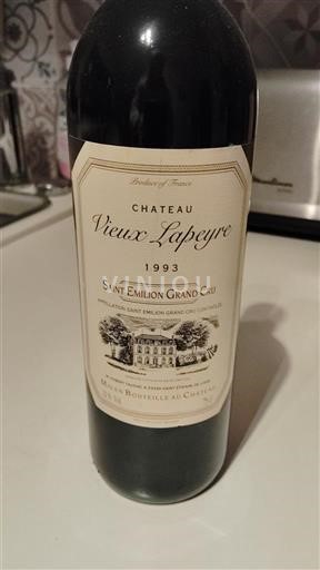Burdeos Saint-Émilion Gran Cru Château Vieux Lapeyre 1993