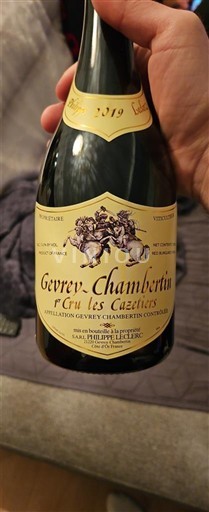 Burgundija Dževre-Šamberten Premier Cru Sarl Philippe Leclerc Les Cazetiers 2019