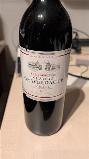Bordeaux Médoc Château Gravelongue 2002