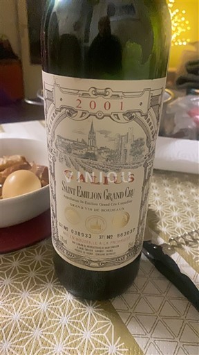 Bordeaux Saint-Émilion Grand Cru Grand Cru Galius 2001