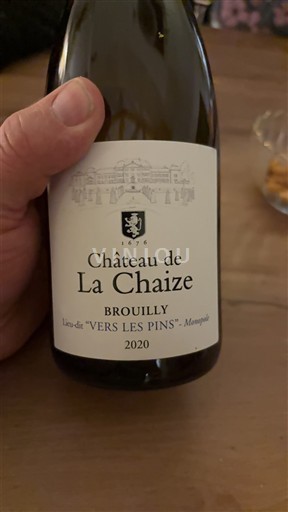 Beaujolais Brouilly Château La Chaize Vers les Pins 2020