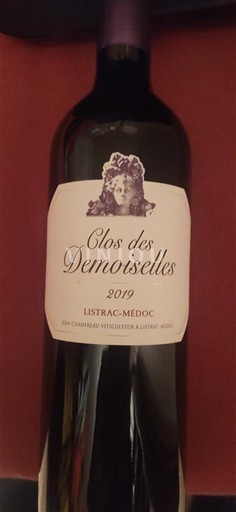 Bordeaux Listrac-Médoc Clos des Demoiselles 2019