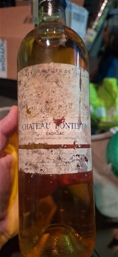 Vinuri Blanc liquoreux Château Pontey 2008 Franța Bordeaux Cadillac AOC