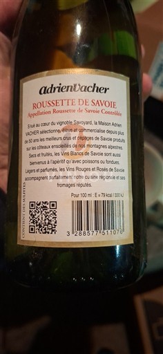 Savoia și Bugey Roussette-de-Savoie Adrien Vacher 2023