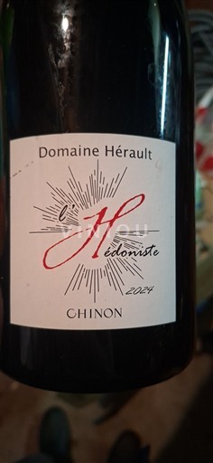 Valea Loarei Chinon Domaine Hérault L'Hédoniste 2024