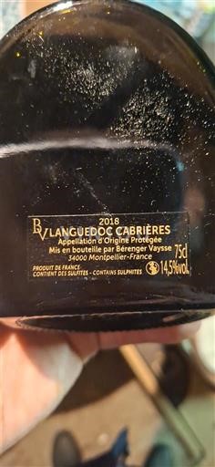 Languedoc Bérenger Vaysse 2018