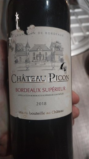 Bordeaux Bordeaux superior Château Picon 2018