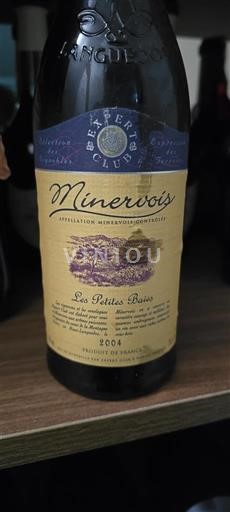 Wines Rouge sec Les Petites Baies Expert Club 2004 France Languedoc Minervois AOC
