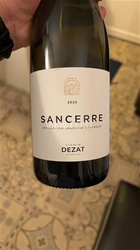 Valea Loarei Sancerre Domaine Dezat 2023