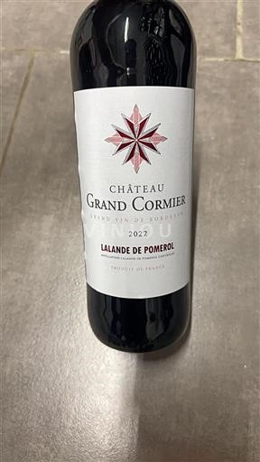 Burdeos Lalande-de-Pomerol Château Grand Cormier 2022
