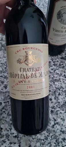 Bordeaux Saint-Estèphe Château L'Hôpital de Mignot 2001