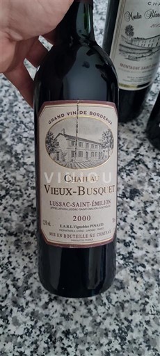 Bordeaux Lussac-saint-émilion Château Vieux-Busquet 2000