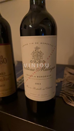 Burdeos Côtes-de-Bordeaux Château Malagar 2011