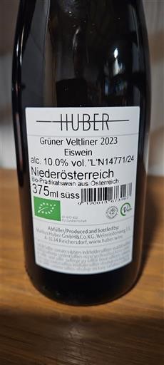 Austria Inferioară Nespecificat HUBER Eiswein 2023