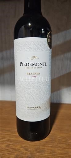 Navarra Piedemonte Reserva 2019