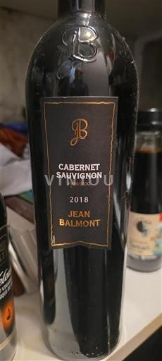 Vinuri Rouge sec Jean Balmont 2018 Franța Languedoc și Roussillon Vin de Pays d'Oc IGP