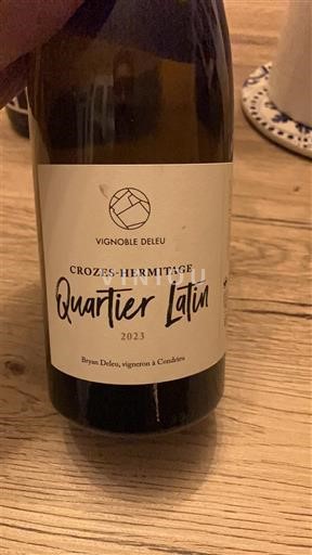 Рона долина Кроз-Ермитаж Vignoble Deleu Quartier Latin 2023