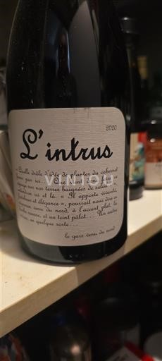 Viner Rouge sec L'intrus Le Gars Dans le Coin 2020 Frankrike Languedoc Ospecificerad AOC