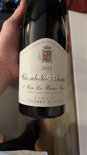 Burgundija Chambolle-Musigny Premier Cru Domaine Thierry Mortet 1er Cru Les Beaux Bruns 2021