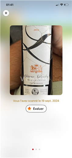 Bordoja Moulis-en-Médoc Château Lalande 2014