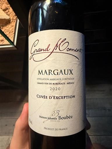 Bordeaux Margaux Maison Johannes Boubée d'Exception 2020