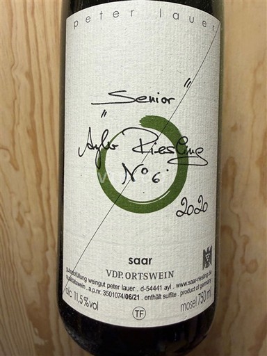 Ahr Peter Lauer Senior No.6 2020