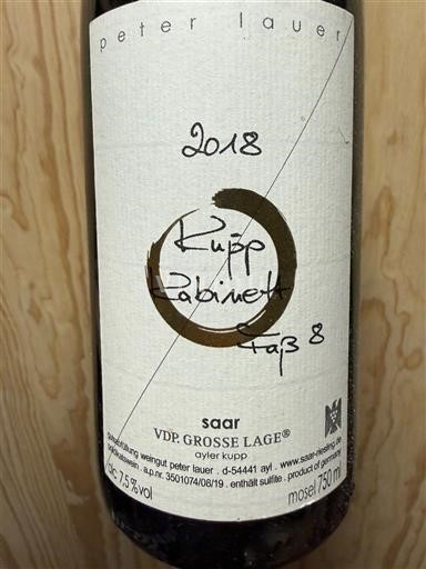 Mosela Peter Lauer Kupp Kabinett Fass 8 2018