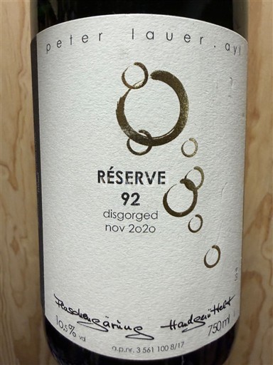 Ahr Peter Lauer Réserve 92 1992