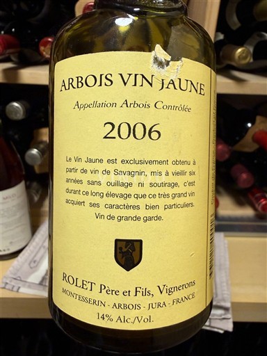 Žura Арбуа Rolet Père et Fils Vin Jaune 2006