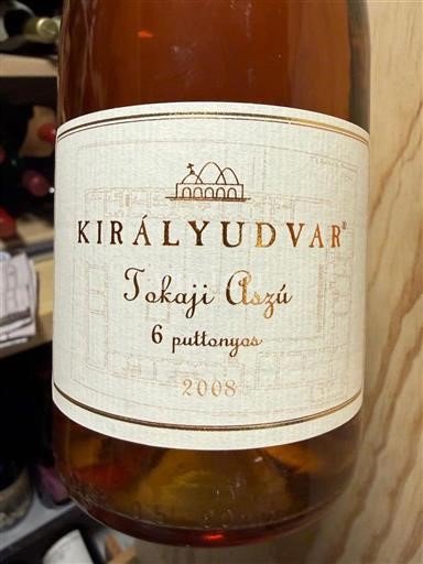 Tokaj Nespecificat Királyudvar 6 puttonyos 2008