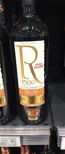 Bordeaux Château La Roberterie R 1590 Sans Soufre 2017