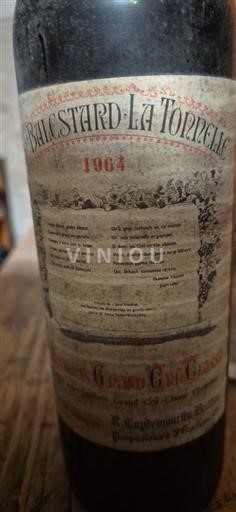 Bordeaux Saint-Julien Grand Cru Branaire-Ducru (La Tonnelle) 1964