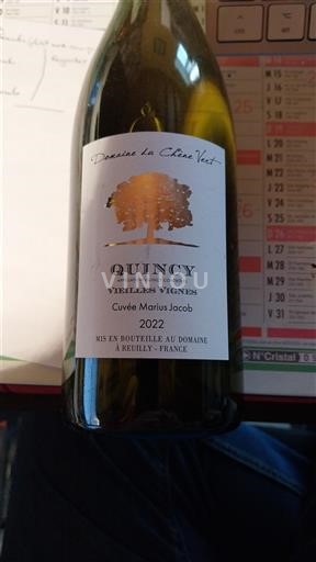 Lugina e Luarës Kuinci Domaine La Châsse Verte Marius Jacob Vieilles Vignes 2022
