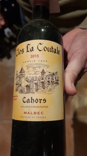 Sørvest Cahors Clos La Coutale 2015