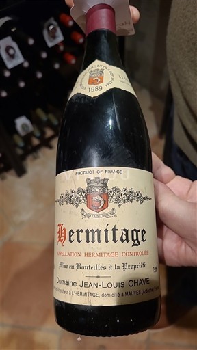 Рона долина Ермитаж Domaine Jean-Louis Chave 1989