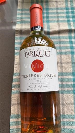 Sørvest Côtes de Gascogne Domaine Tariquet Dernières Grives 2014