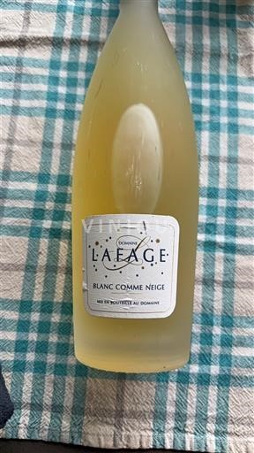 Languedoc og Roussillon Katalanske skråninger Domaine Lafage Blanc Comme Neige 2017